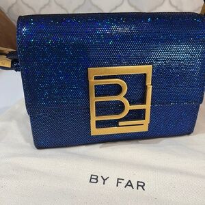 By Far Fran Logo Plaque Top Handle Bag